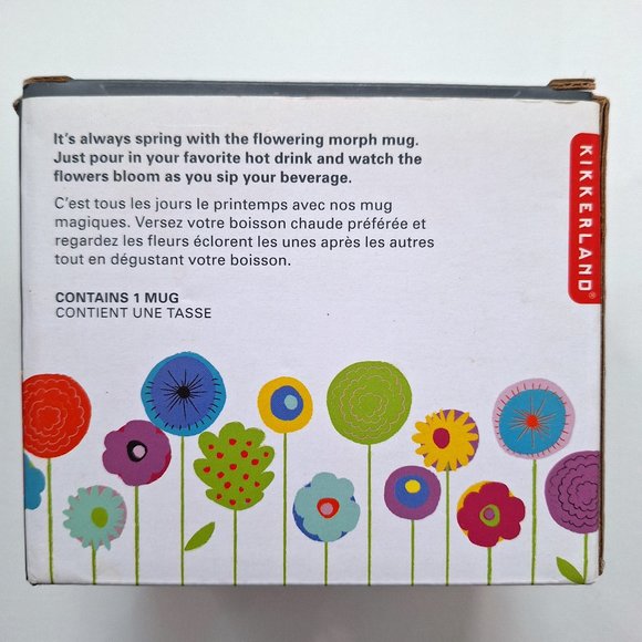Kikkerland Flowers Heat Changing Morph Mug - Picture 7 of 7